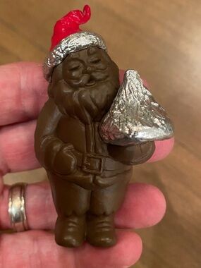Vintage Hershey’s Chocolate Santa Ornament